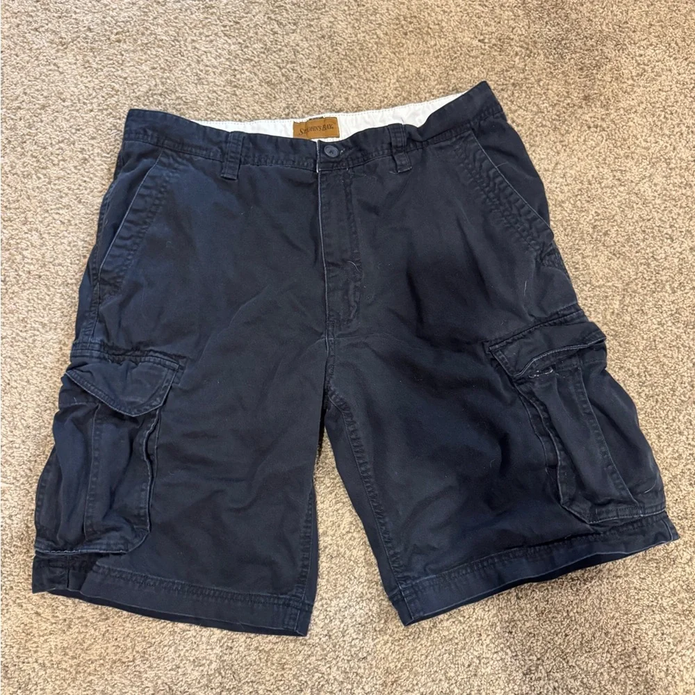 Men's Black St. John’s Bay Cargo Shorts